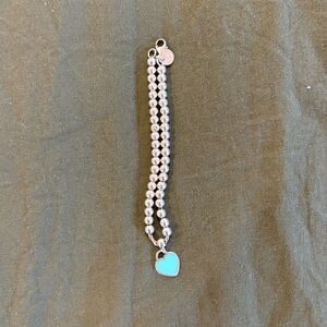 Tiffany and Co. blue heart bracelet